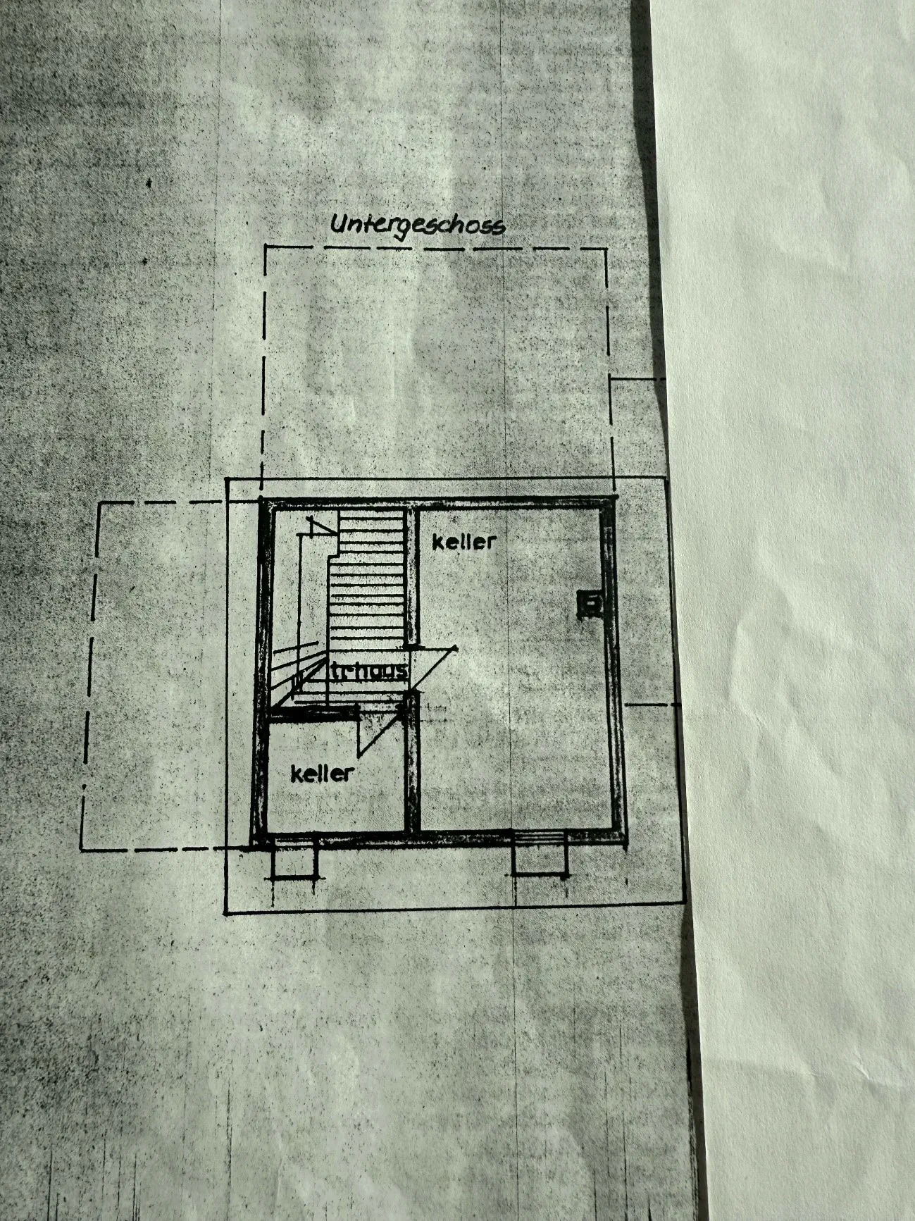 Grundriss Keller
