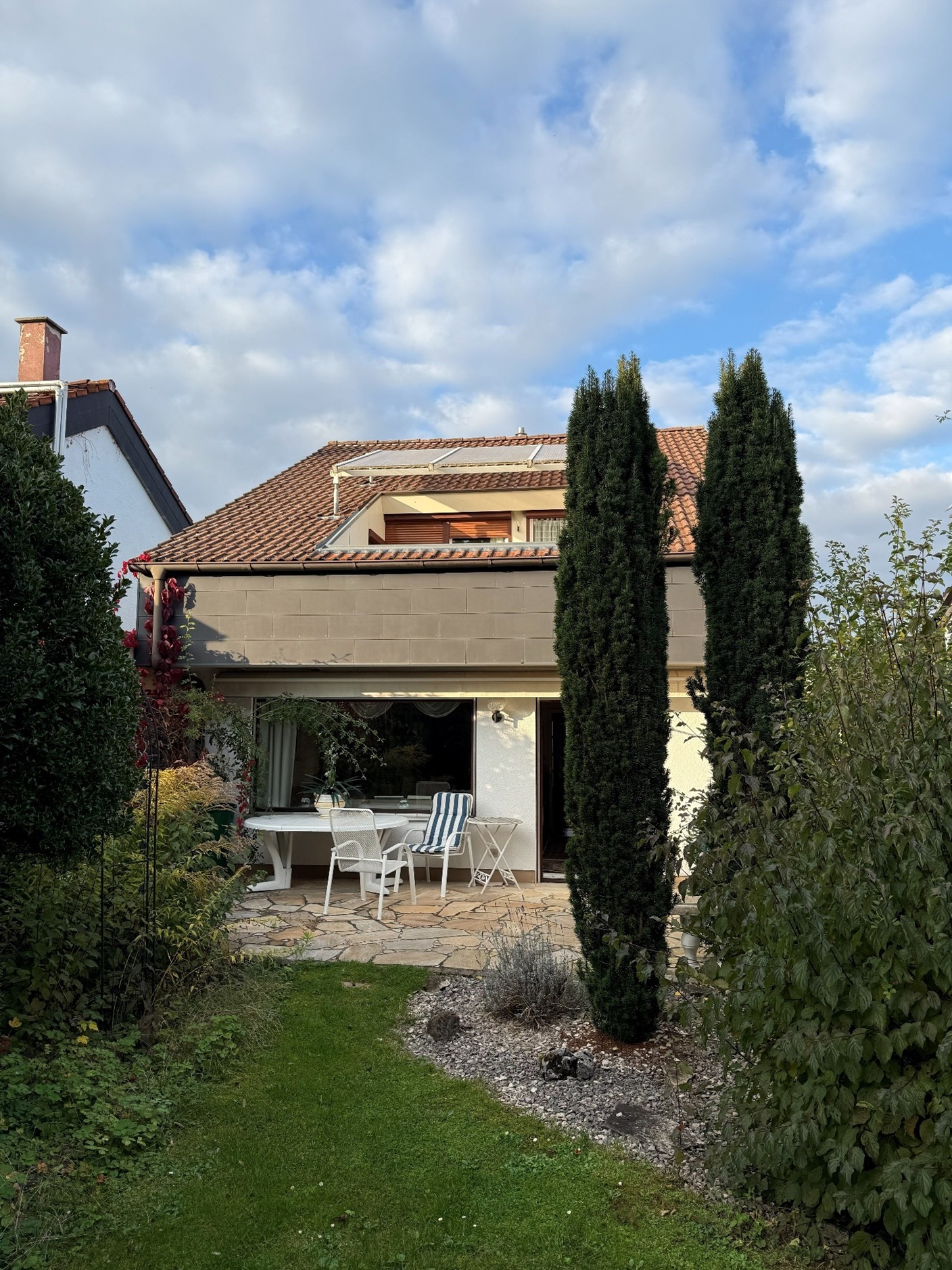 Blick auf die Terasse